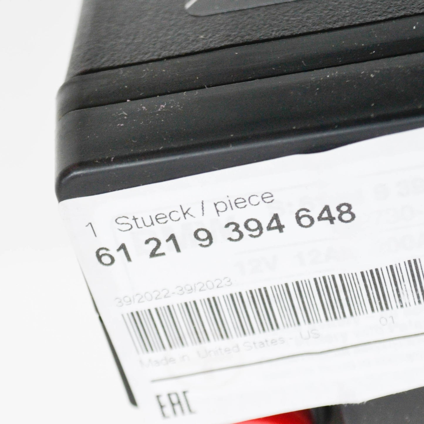 new bmw 5 gran turismo f07 agm battery 9394648 61219394648 original