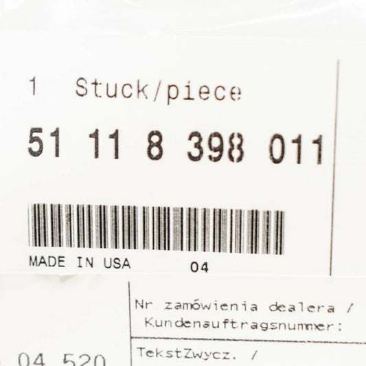 NEW BMW Z3 E36 FRONT LEFT FOG LIGHT COVER 51118398011 8398011 ORIGINAL