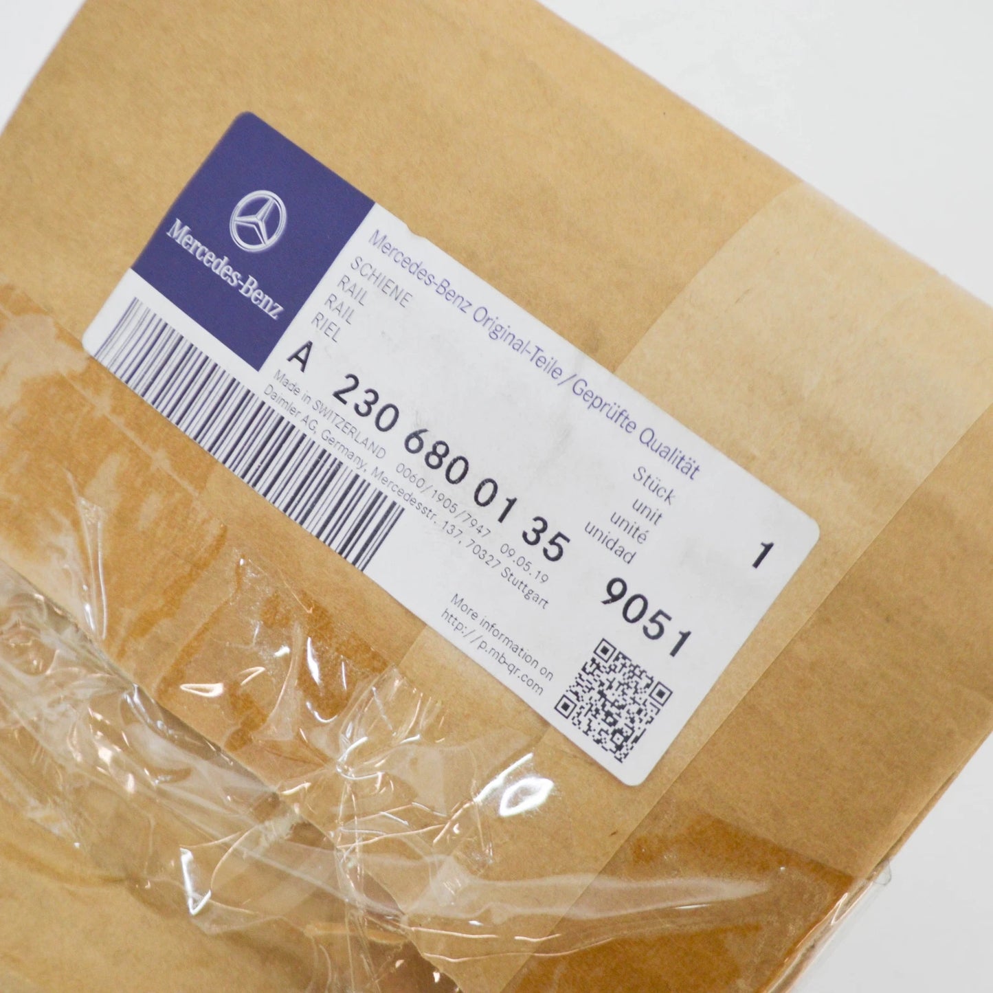 NEW MERCEDES-BENZ SL R230 FRONT LEFT DOOR INSIDE RAIL A23068001359051 ORIGINAL