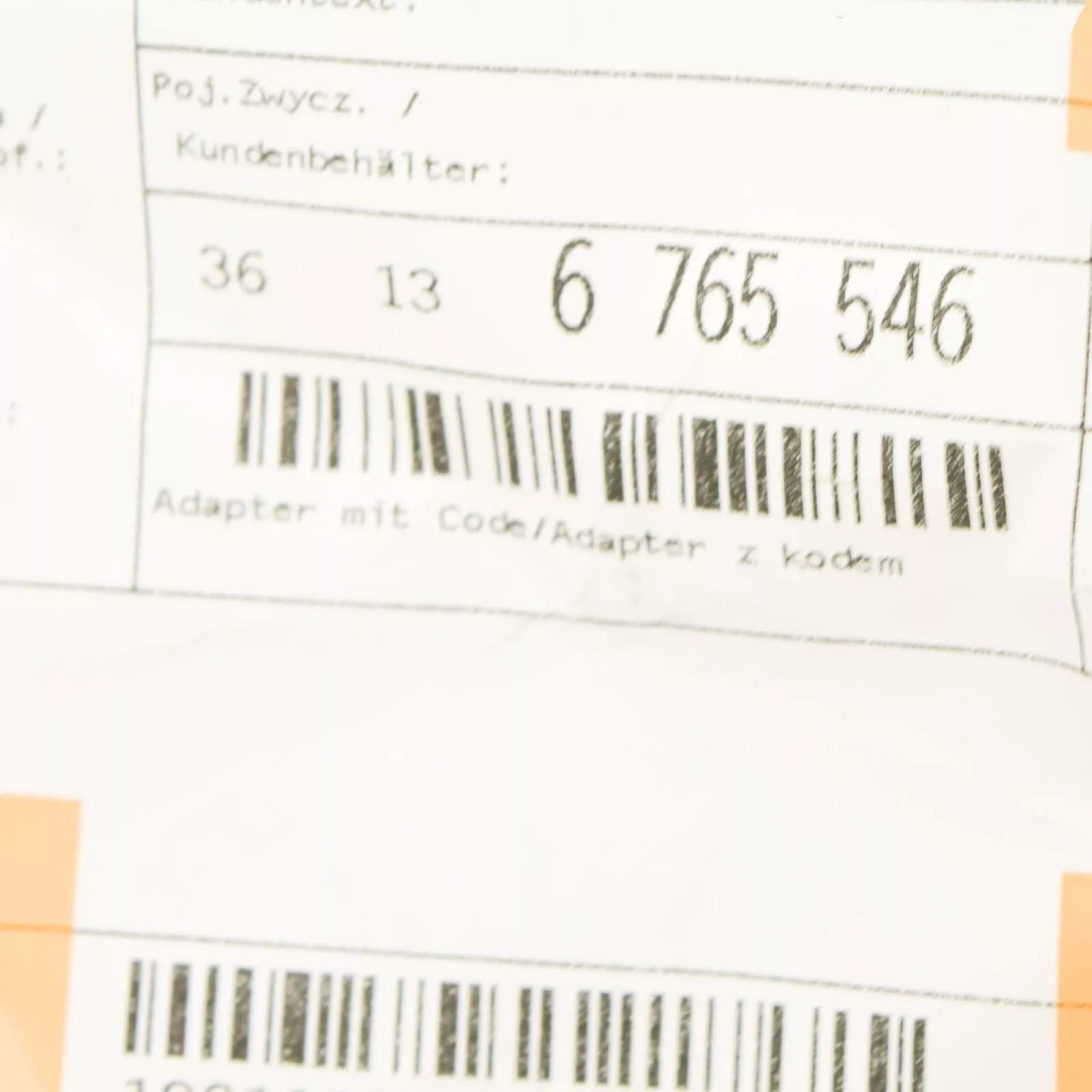 NEW BMW 1 F20 WHEEL BOLT LOCK ADAPTER WITH CODE 33/SW17MM 36136765546 ORIGINAL