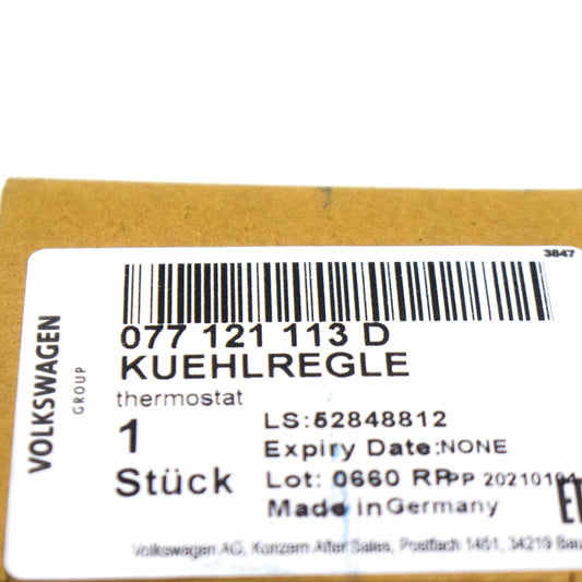 NEW AUDI A8 D3 COOLANT THERMOSTAT 077121113D 4.2 PETROL 250KW