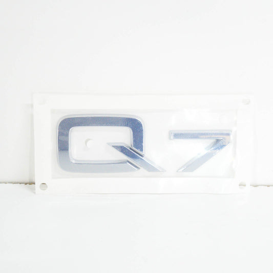 NEW AUDI Q7 4L BOOTLID TAILGATE BADGE EMBLEM 4L08537412ZZ 2015 ORIGINAL