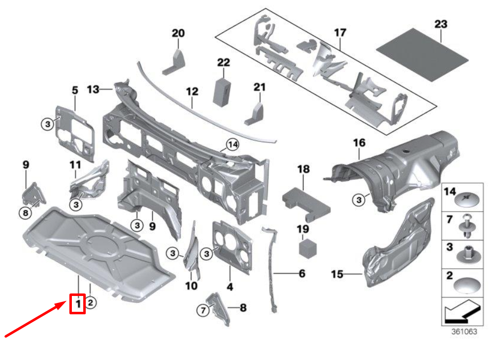 new bmw x6 f16, f86 engine hood sound insulating 7284629 51487284629 original