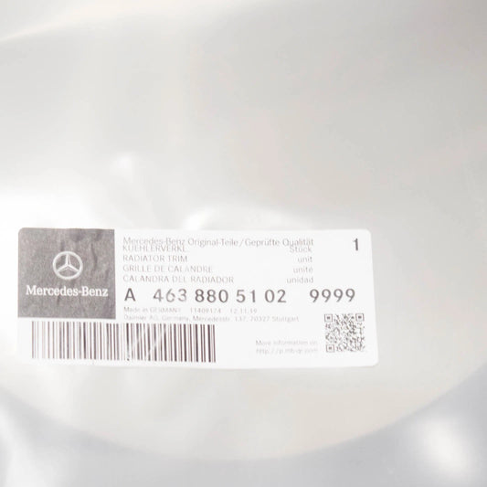 NEW MERCEDES BENZ G W463 RADIATOR TRIM A4638805102 9999