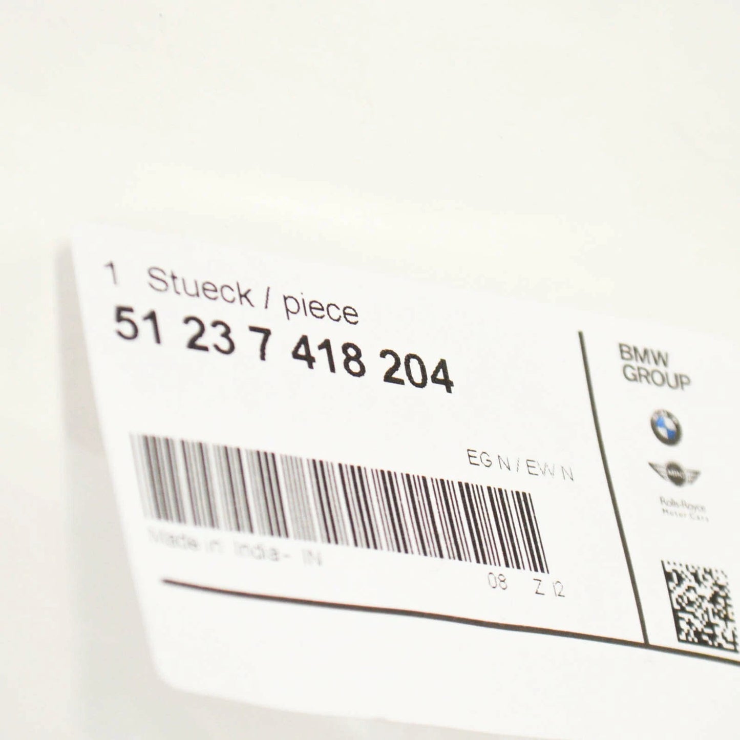 NEW BMW X5 G05 FRONT BONNET HOOD LID LOCK RELEASE CABLE 51237418204 ORIGINAL