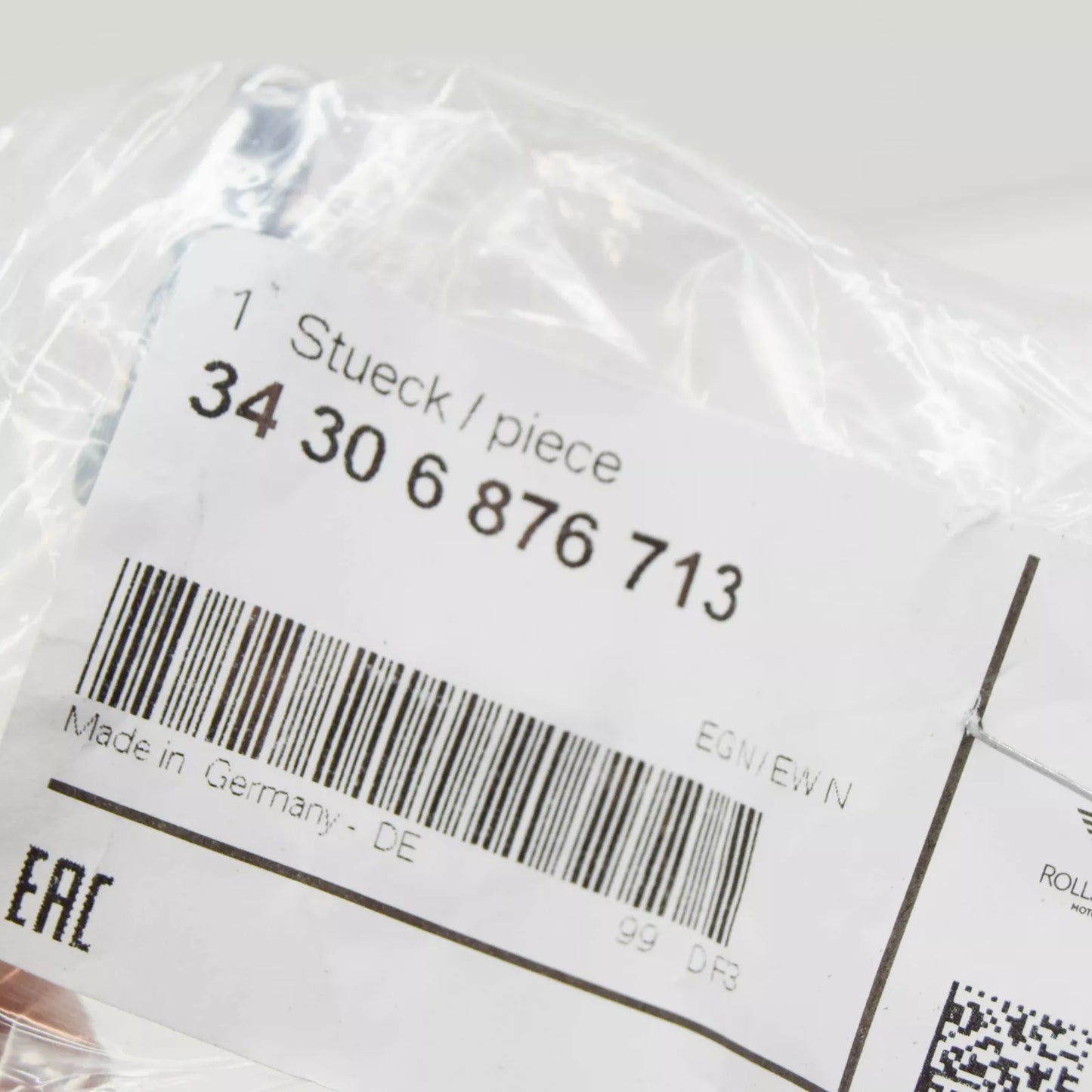 NEW BMW 3 G20 FRONT BRAKE PIPE 34306876713 ORIGINAL