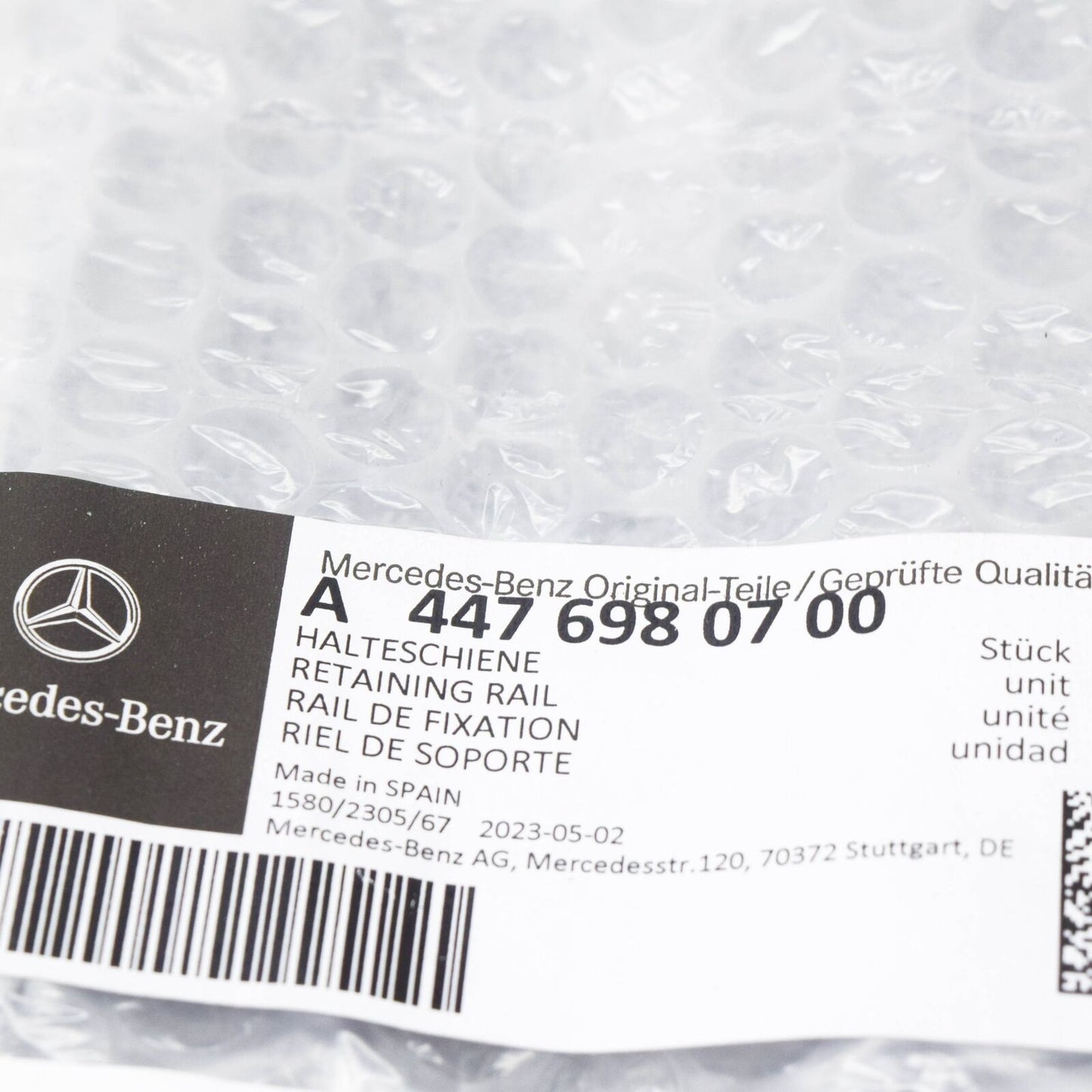 NEW MERCEDES-BENZ VITO W447 REAR RIGHT RETAINING MOLDING A4476980700 ORIGINAL