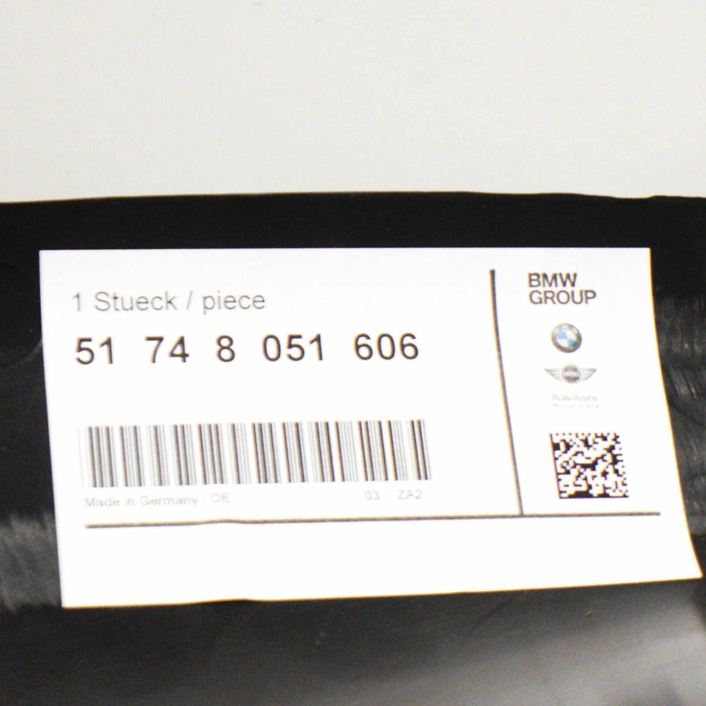 NEW BMW 1 M COUPE E82 FRONT RIGHT OIL COOLER AIR DUCT 51748051606 ORIGINAL