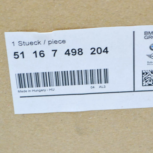 NEW BMW 3 G20 FRONT RIGHT DOOR LOWER MIRROR COVER 51167498204 ORIGINAL