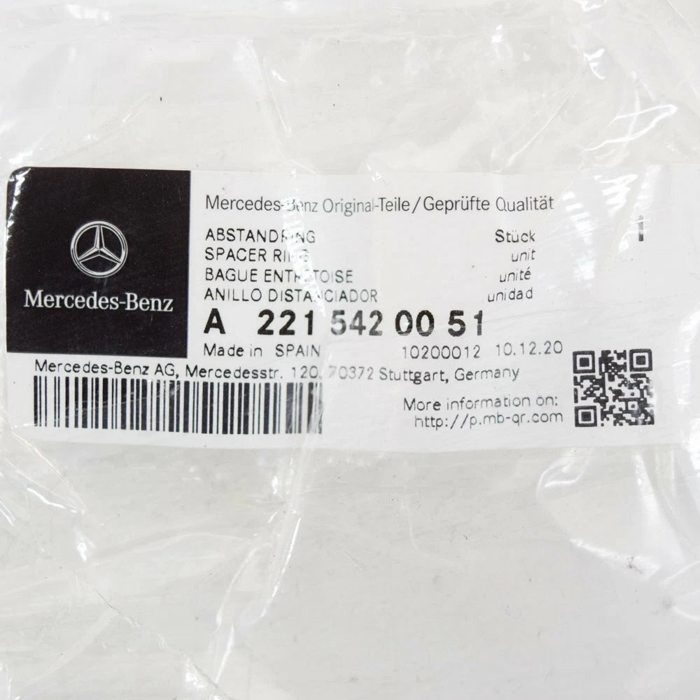NEW MERCEDES-BENZ A W176 REAR PARKTRONIC SENSOR SPACER RING A2215420051 ORIGINAL