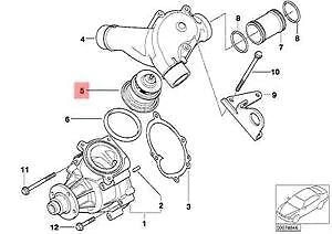 NEW BMW Z4 E85 THERMOSTAT 11531318274 1318274 3.2 PETROL ORIGINAL