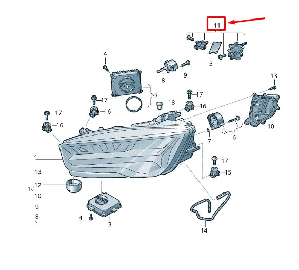 NEW AUDI RS7 SPORTBACK 4G TURN SIGNAL POWER MODULE REPAIR SET 4G8998099 ORIGINAL