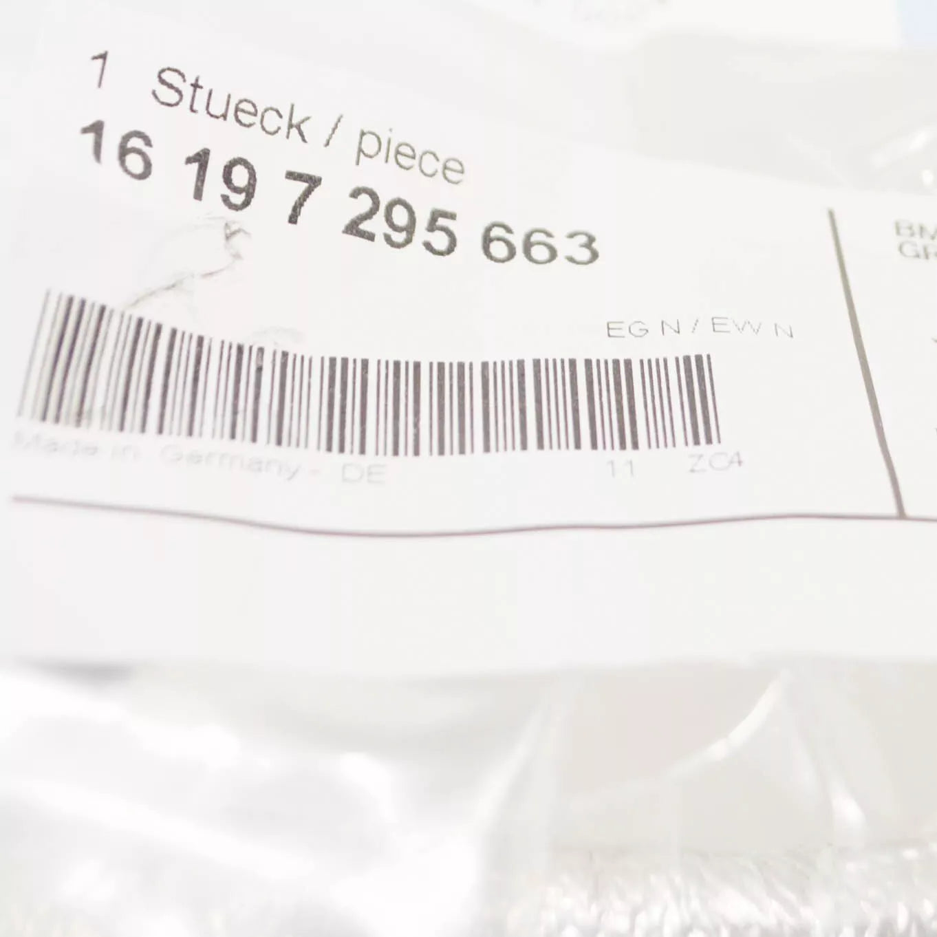 NEW BMW X5 F15 METERING LINE 16197295663 7295663 ORIGINAL