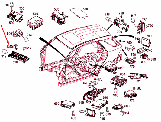 new mercedes-benz gle w166 plug position c relay a0035420419 original