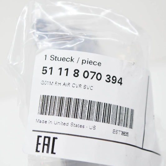 NEW BMW X3 G01 FRONT M BUMPER RIGHT SIDE TRIM 51118070394 ORIGINAL