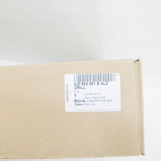 NEW AUDI R8 42 FRONT BUMPER RADIATOR GRILLE 420853651SALZ ORIGINAL