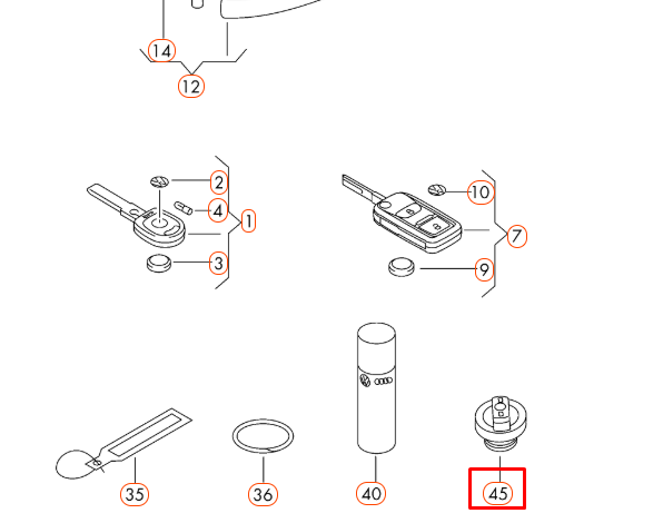 NEW VOLKSWAGEN AMAROK FUEL TANK CAP 1J0201550B M9B9 ORIGINAL
