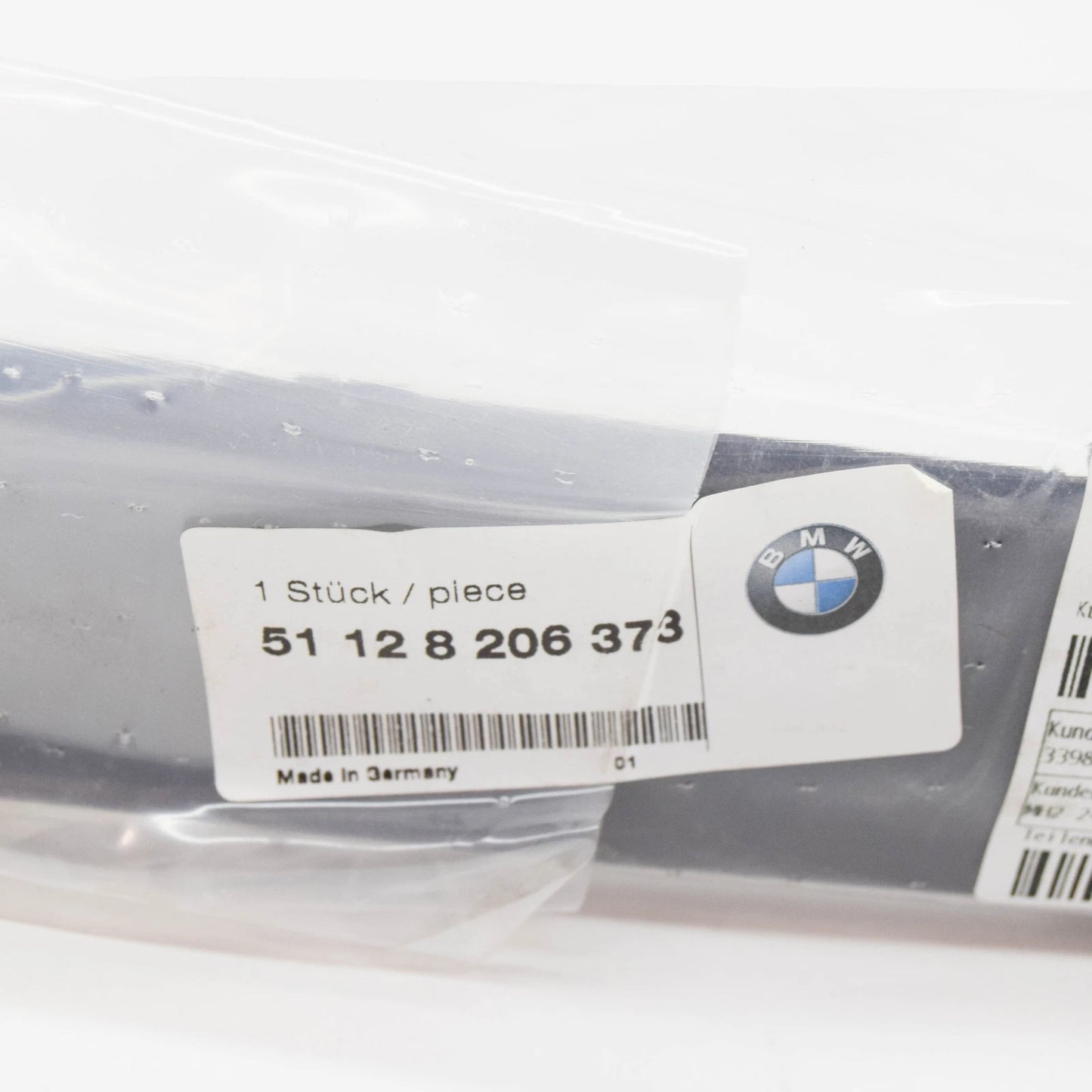 NEW BMW 3 COMPACT E36 REAR BUMPER LEFT RUBBER STRIP 51128206373 8206373 ORIGINAL