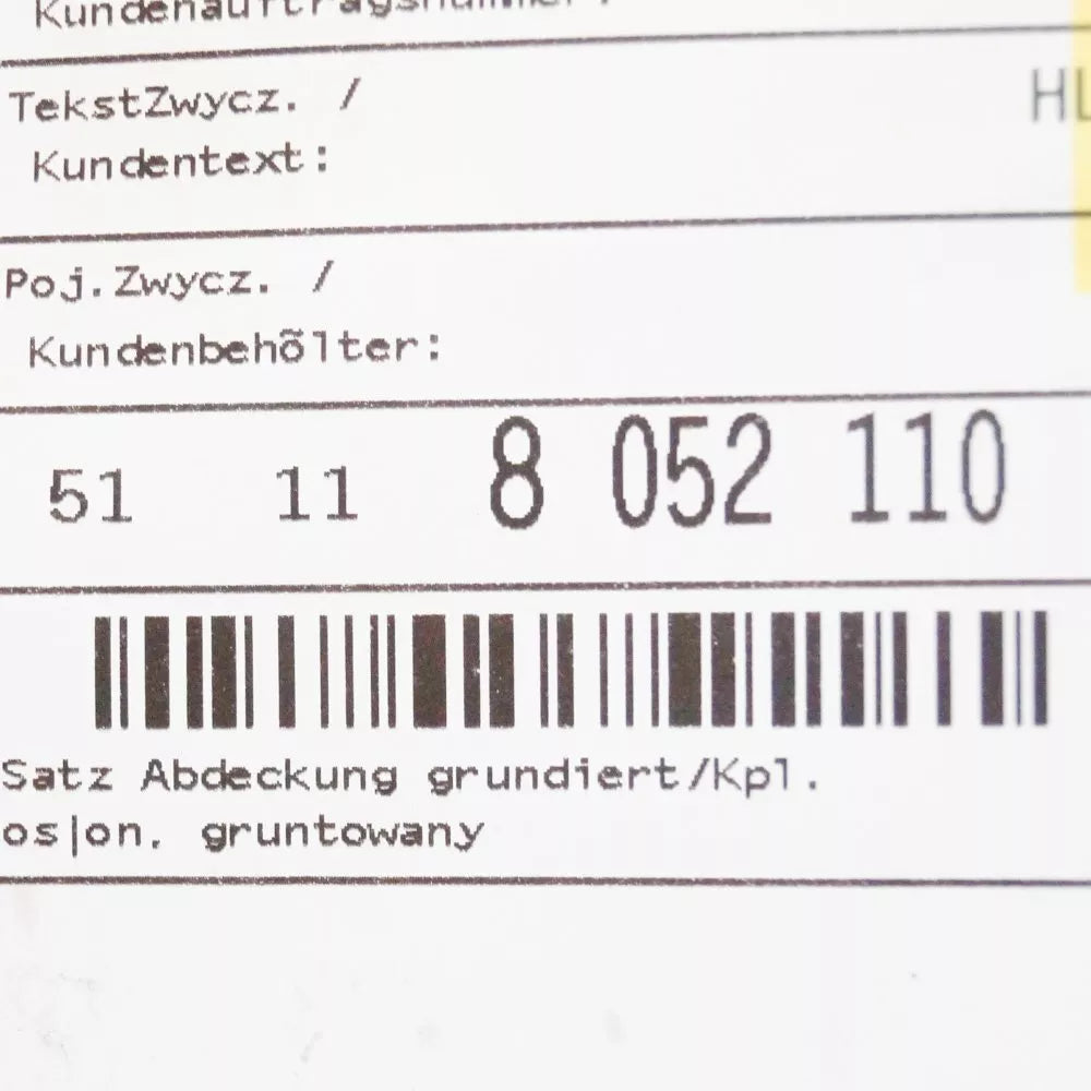 NEW BMW X3 F25 M FRONT HEADLIGHT WASHER NOZZLE CAP COVERS 51118052110 ORIGINAL