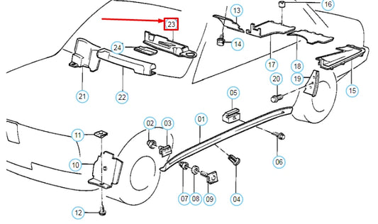 NEW BMW 3 E30 ENGINE WIRING HARNESS SUPPORT 51711380390 ORIGINAL