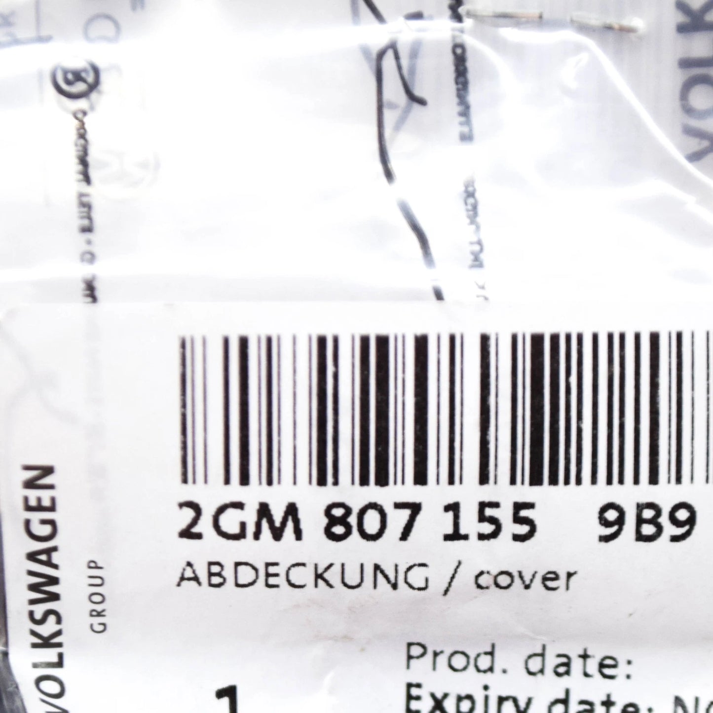 NEW VOLKSWAGEN T-CROSS C11 FRONT BUMPER LEFT SIDE COVER 2GM8071559B9 ORIGINAL