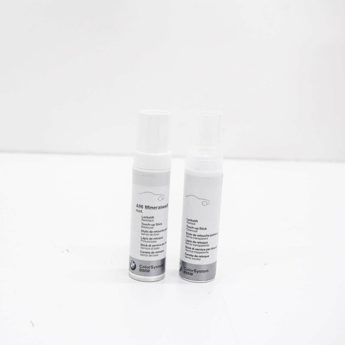 Genuine Bmw Touch Up Paint Stick Set A96 Mineral White Metallic 51912148499 2148499