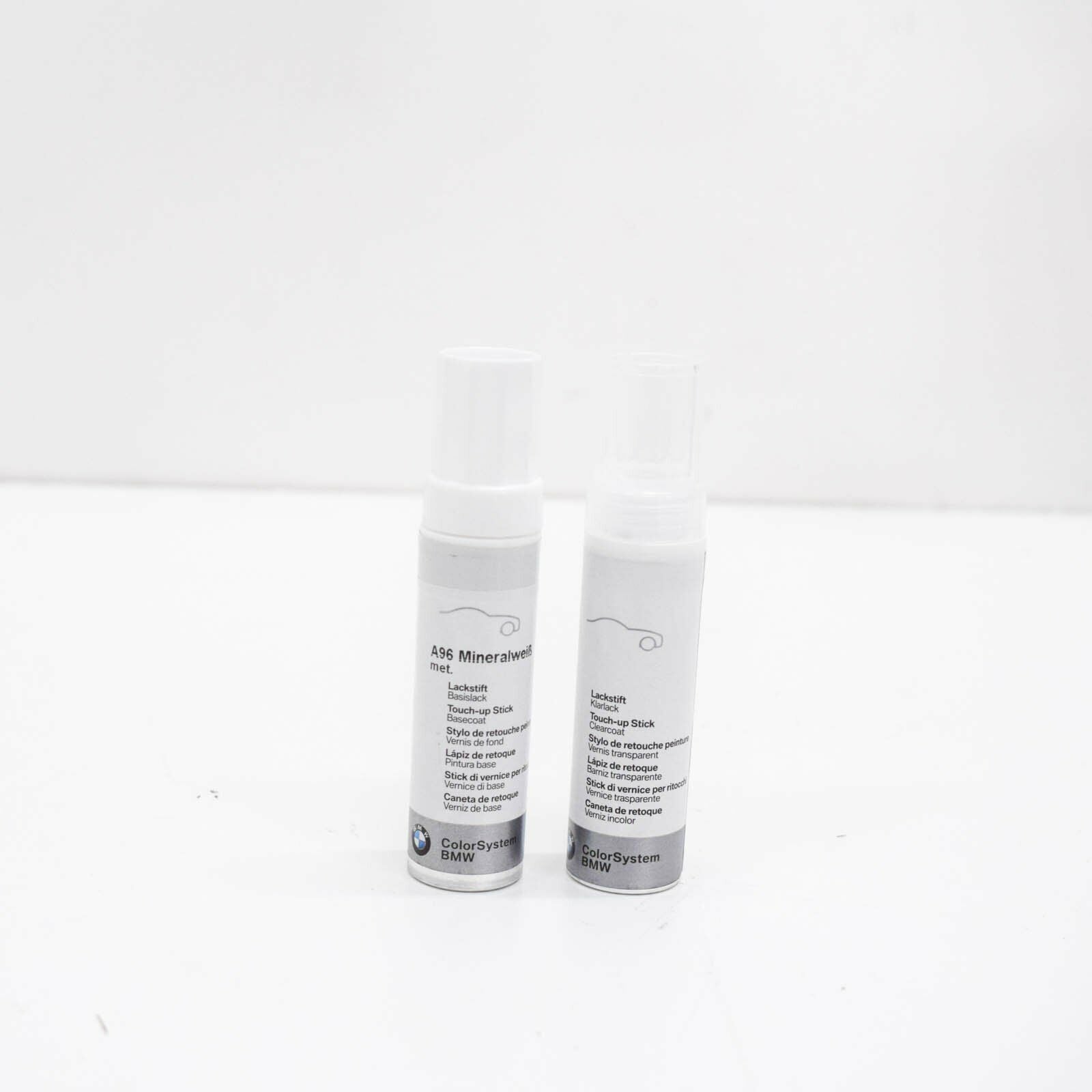 Genuine Bmw Touch Up Paint Stick Set A96 Mineral White Metallic 51912148499 2148499