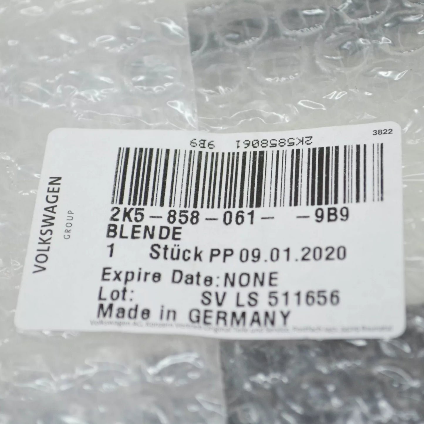 NEW VOLKSWAGEN CADDY MK3 2K FRONT DASH PANEL RADIO A/C TRIM 2K58580619B9