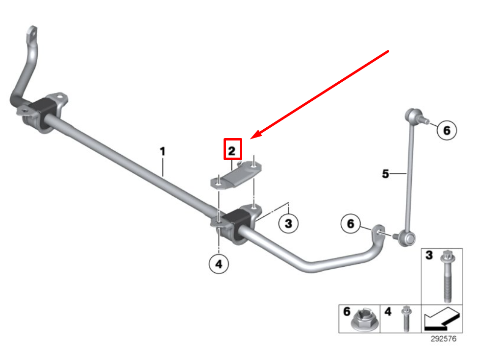 new bmw 6 cabrio f12 front sway bar covering plate 31352284110 2284110 original