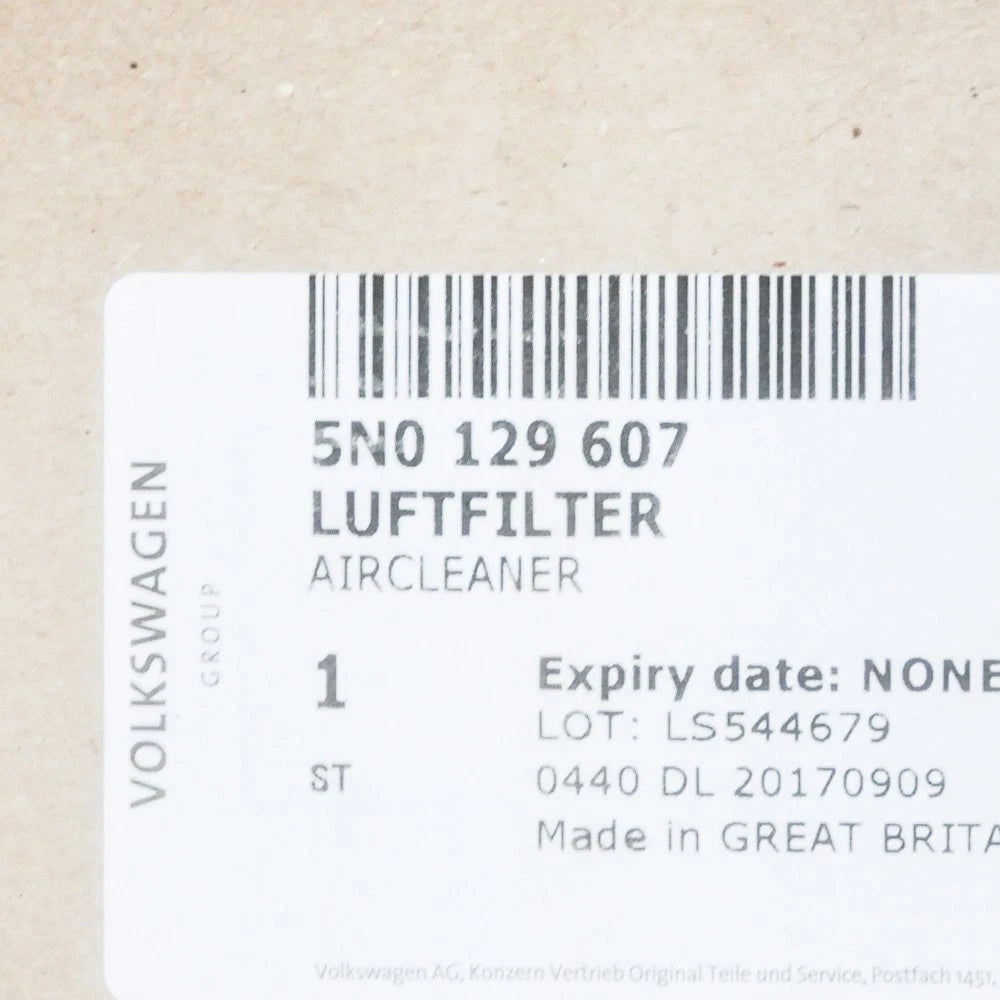 NEW AUDI Q3 8U 2.0 PETROL AIR FILTER BOX 5N0129607 2016 ORIGINAL