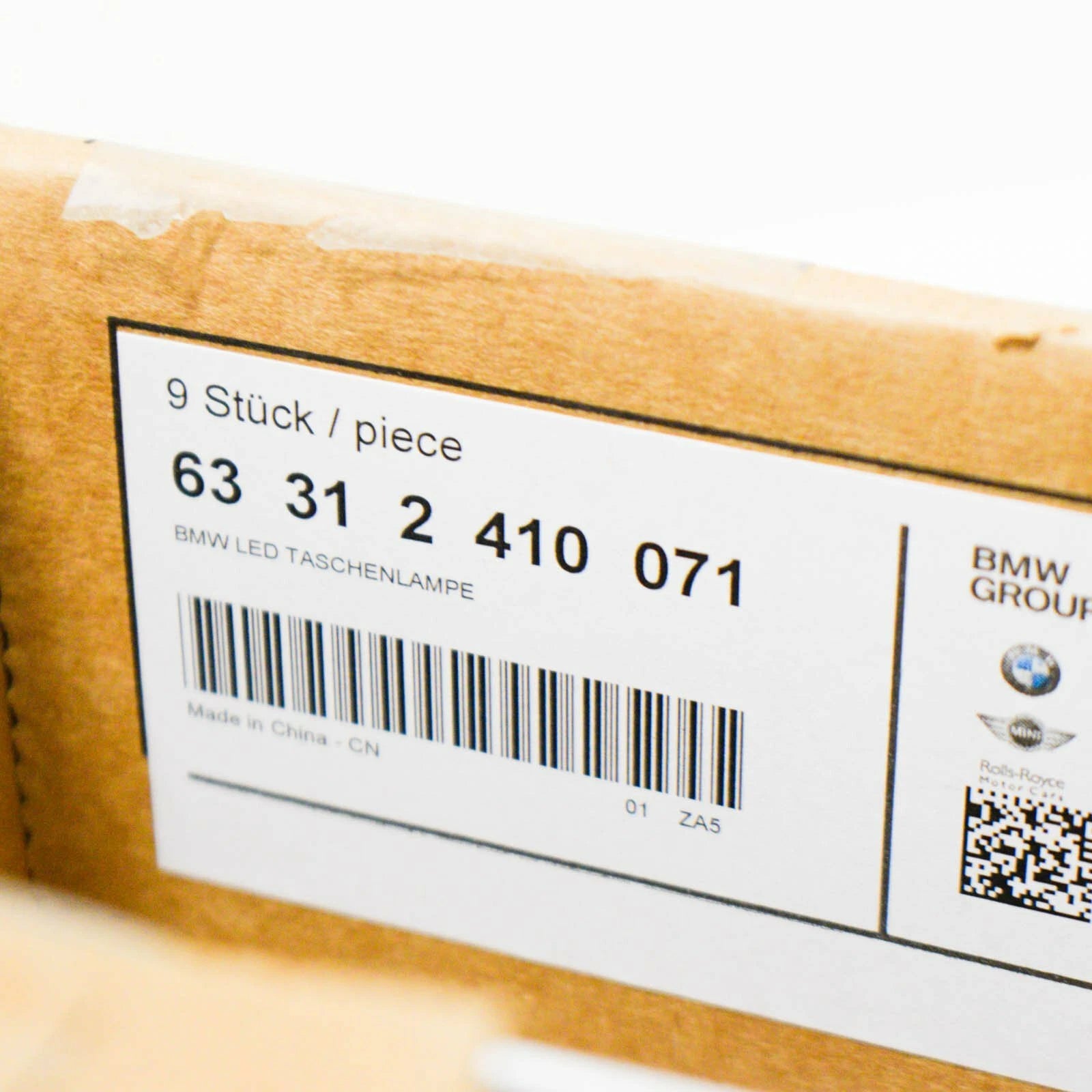 NEW BMW LED TORCH FLASHLIGHT RECHARGEABLE BMW ALPINA M3 2410071 63312410071