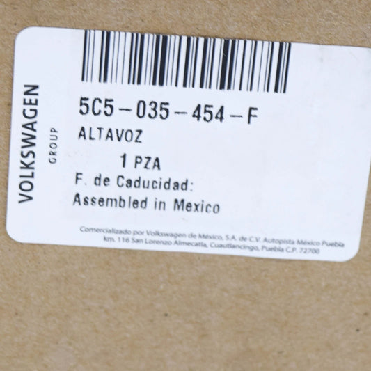 NEW VOLKSWAGEN BEETLE A5 FRONT DOOR BASS LOUDSPEAKER 5C5035454F ORIGINAL