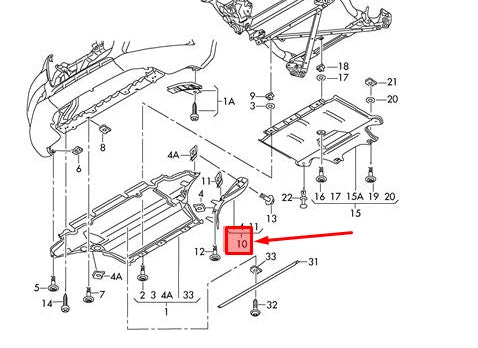 NEW AUDI A5 8T3 FRONT LEFT WHEEL SPOILER 8T0853887K ORIGINAL