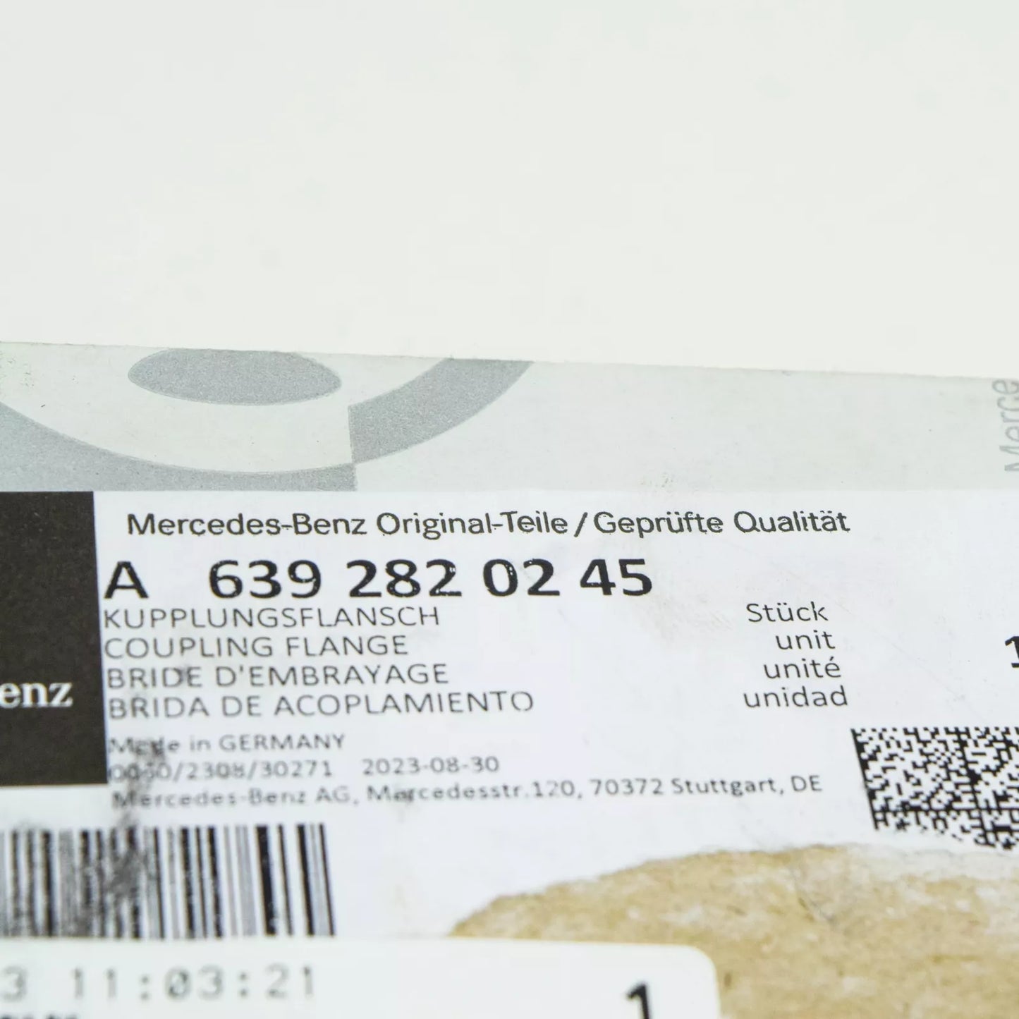 NEW MERCEDES-BENZ VIANO W639 REAR AXLE COUPLING FLANGE A6392820245 ORIGINAL