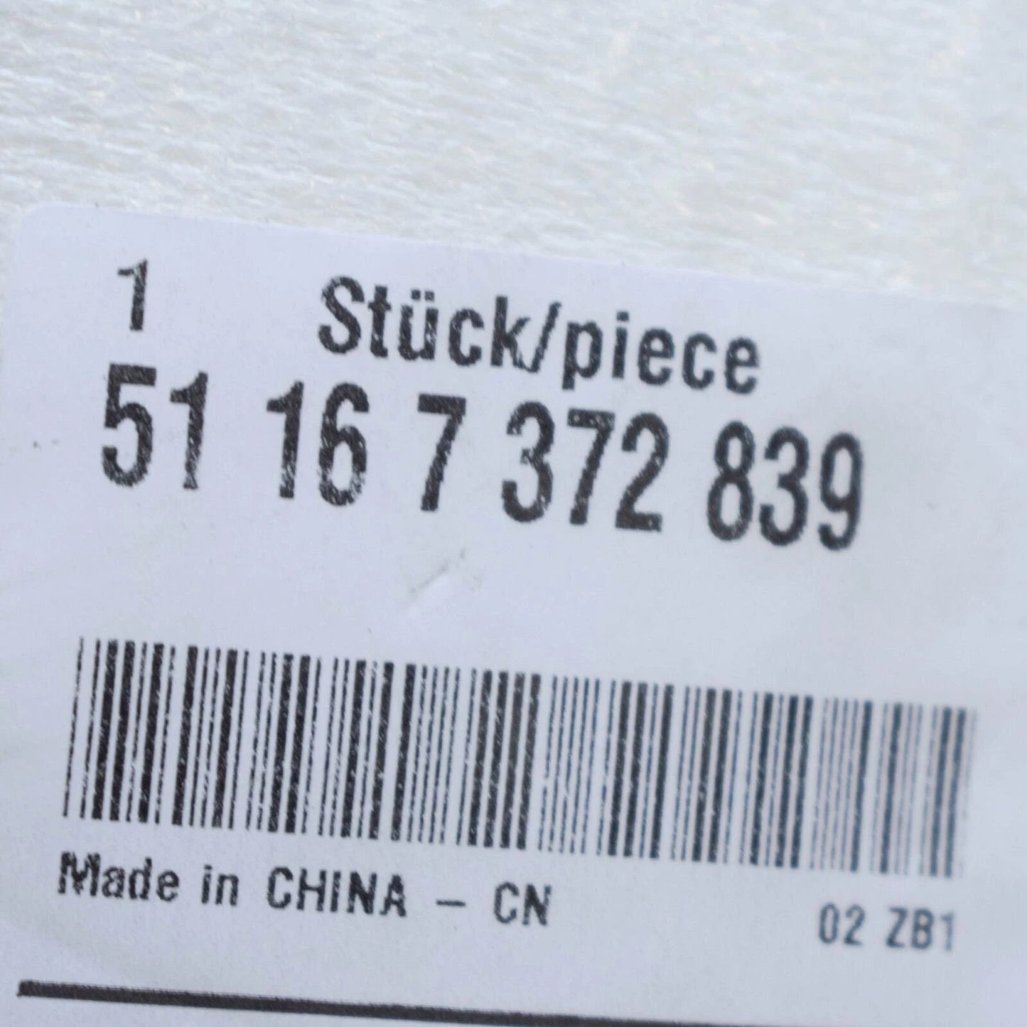 NEW MW X6 F16 FRONT DOOR LEFT EXTERIOR MIRROR PROTECTIVE CAP 51167372839