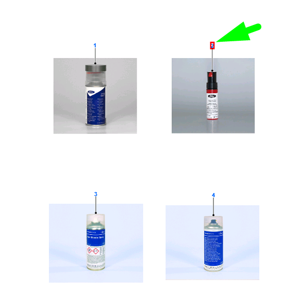 new ford galaxy mk3 cd390 touch-up paint nocciola (metallic) 9ml 2240296