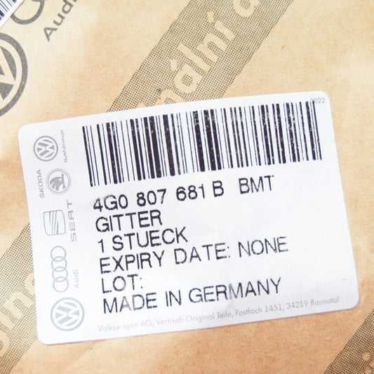 NEW AUDI A6 C7 LEFT FOG LIGHT GRILLE 4G0807681BBMT 2012 ORIGINAL