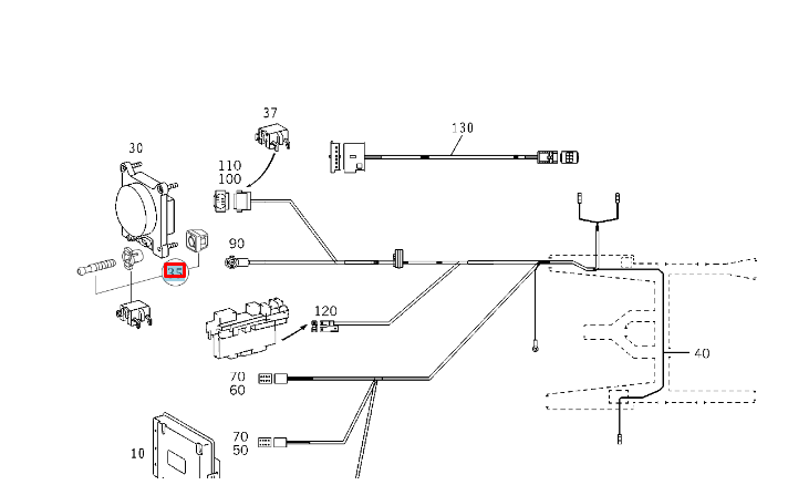 NEW MERCEDES-BENZ S W220 CRUISE CONTROL SENSOR KIT A0015406317 ORIGINAL