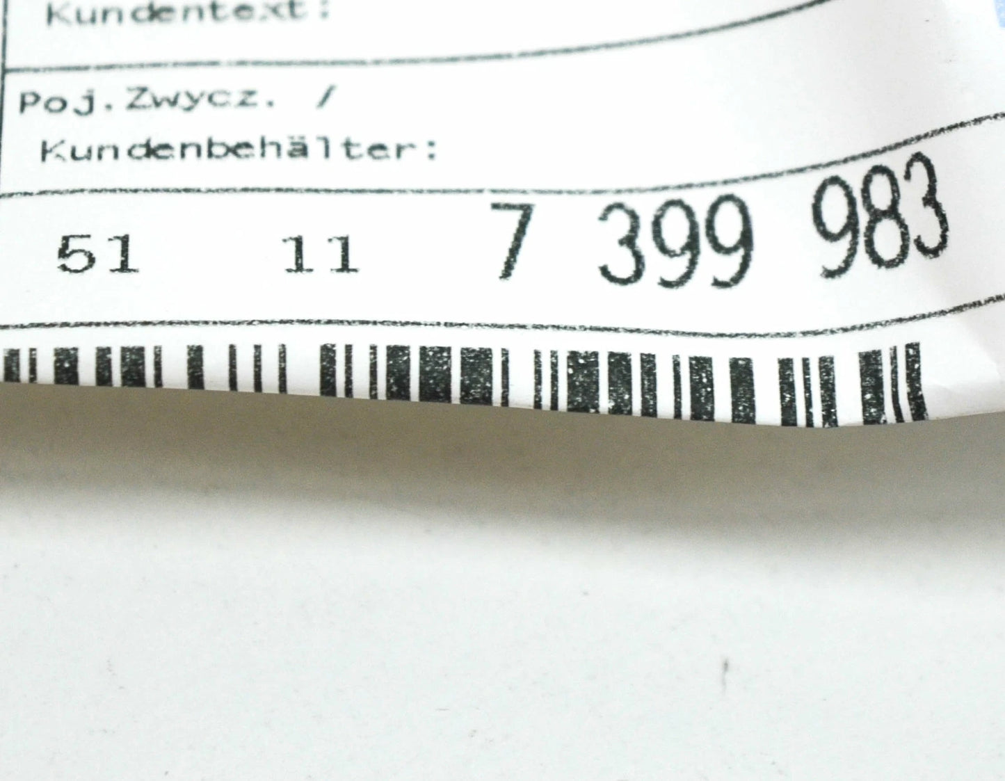 NEW BMW X3 G01 FRONT LEFT LOWER BUMPER INSERT GUIDE 51117399983 ORIGINAL