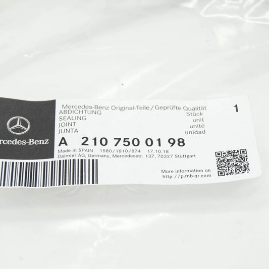 NEW MERCEDES-BENZ E W210 REAR TRUNK LID SEAL A2107500198 ORIGINAL
