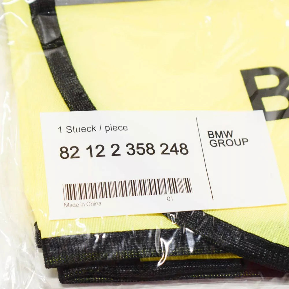BMW MINI FIRST AID EMERGENCY KIT BAG WITH WARNING VESTS 2210667 NEW