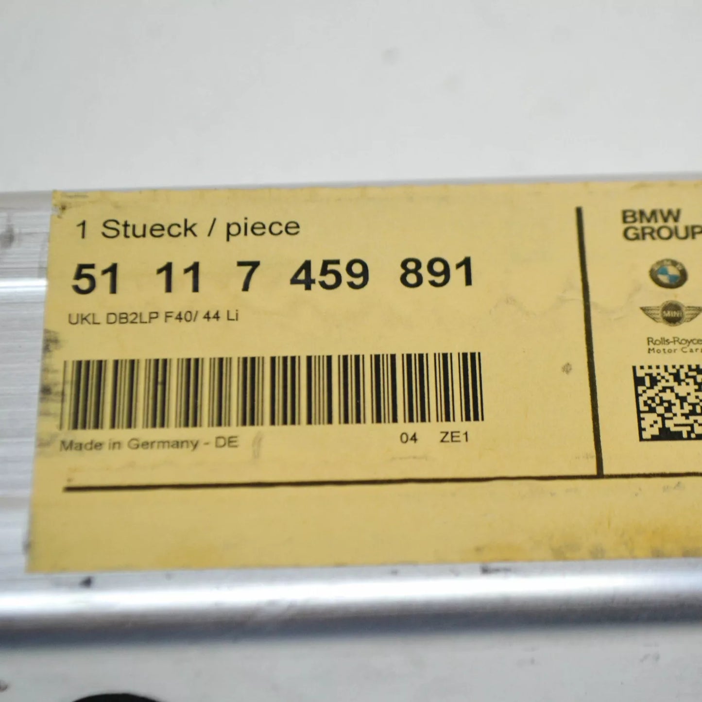 NEW BMW 1 F40 FRONT BUMPER LEFT LOWER DEFORMATION ELEMENT 51117459891 ORIGINAL