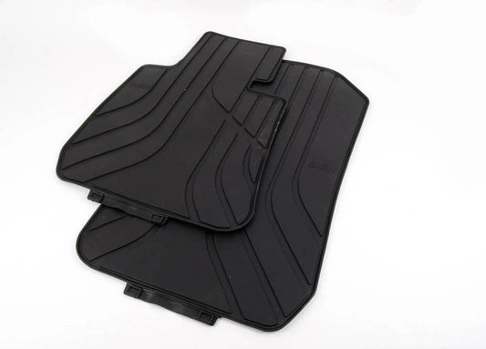 NEW BMW 3' E90 E91 E92 E93 FRONT RUBBER FLOOR MATS BLACK 51472311024 LHD