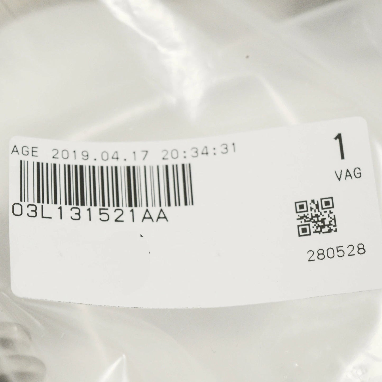 NEW VOLKSWAGEN TRANSPORTER T5 CONNECTING PIECE PIPE 03L131521AA ORIGINAL