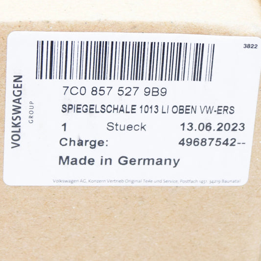 NEW VOLKSWAGEN CRAFTER SZ FRONT LEFT DOOR MIRROR COVER CAP 7C08575279B9 ORIGINAL