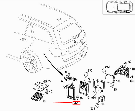 new mercedes-benz e w212 sound amplifier bracket a2185450740 original