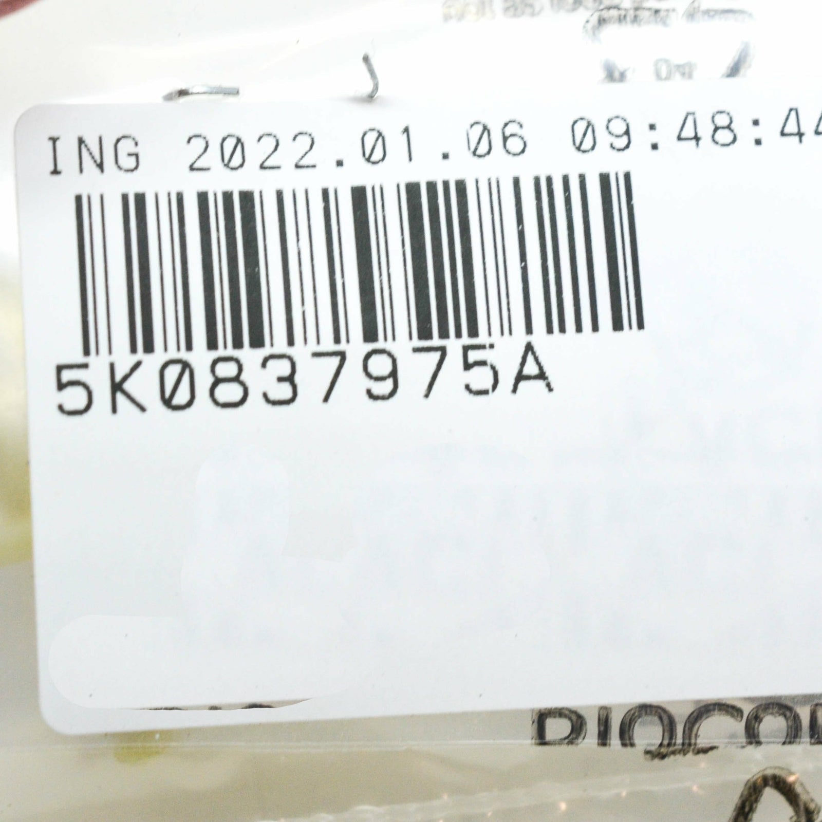 new volkswagen golf mk6 5k regulating mounting clip 5k0837975a original