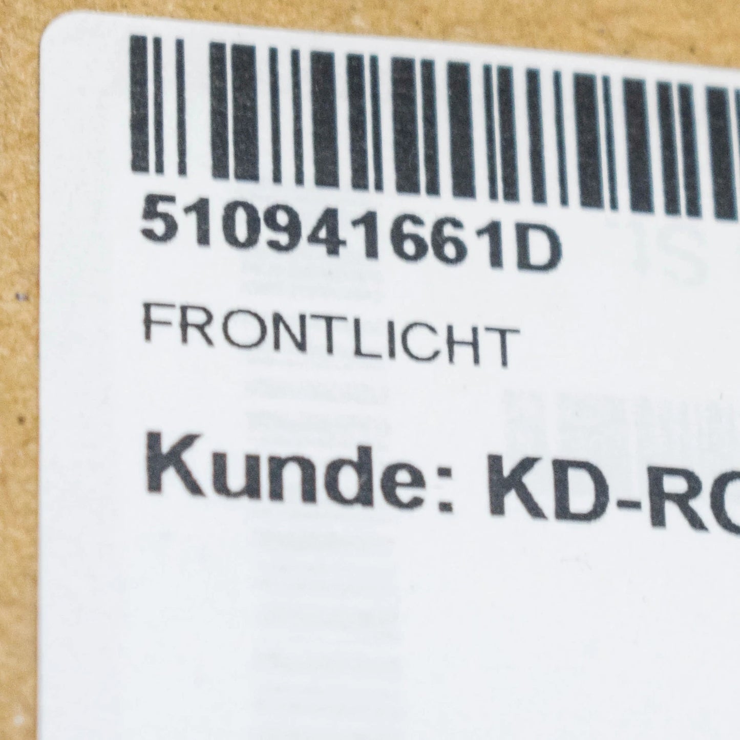 NEW VOLKSWAGEN GOLF MK7 FRONT LEFT FOG LIGHT 510941661D 2017