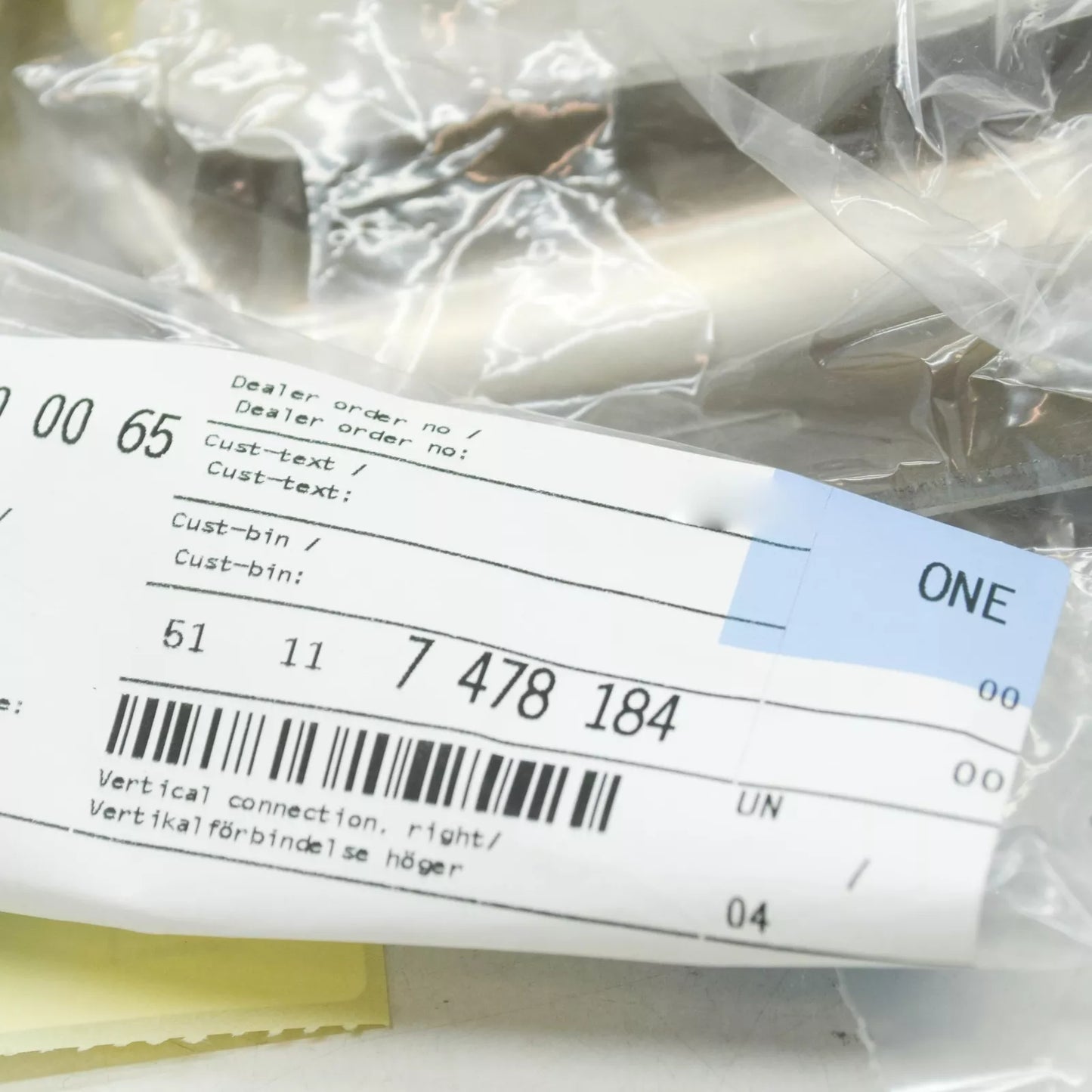 NEW BMW 8 COUPE G15 FRONT RIGHT VERTICAL CONNECTION 51117478184 ORIGINAL