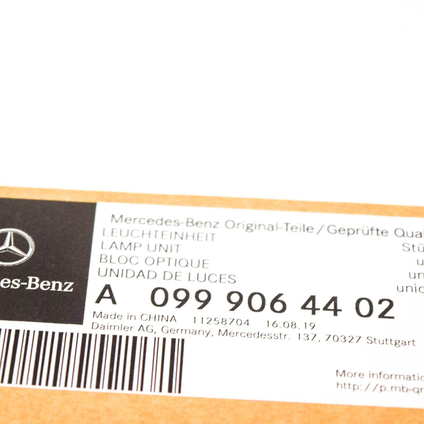 NEW MERCEDES-BENZ C-CLASS W205 FRONT RIGHT WING MIRROR LIGHT A0999064402